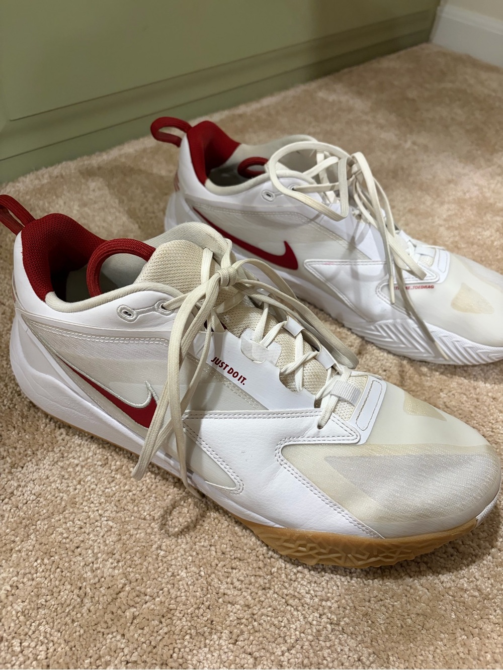 Nike Zoom Hyperace 3-White/Crimson - Picture 3 of 8